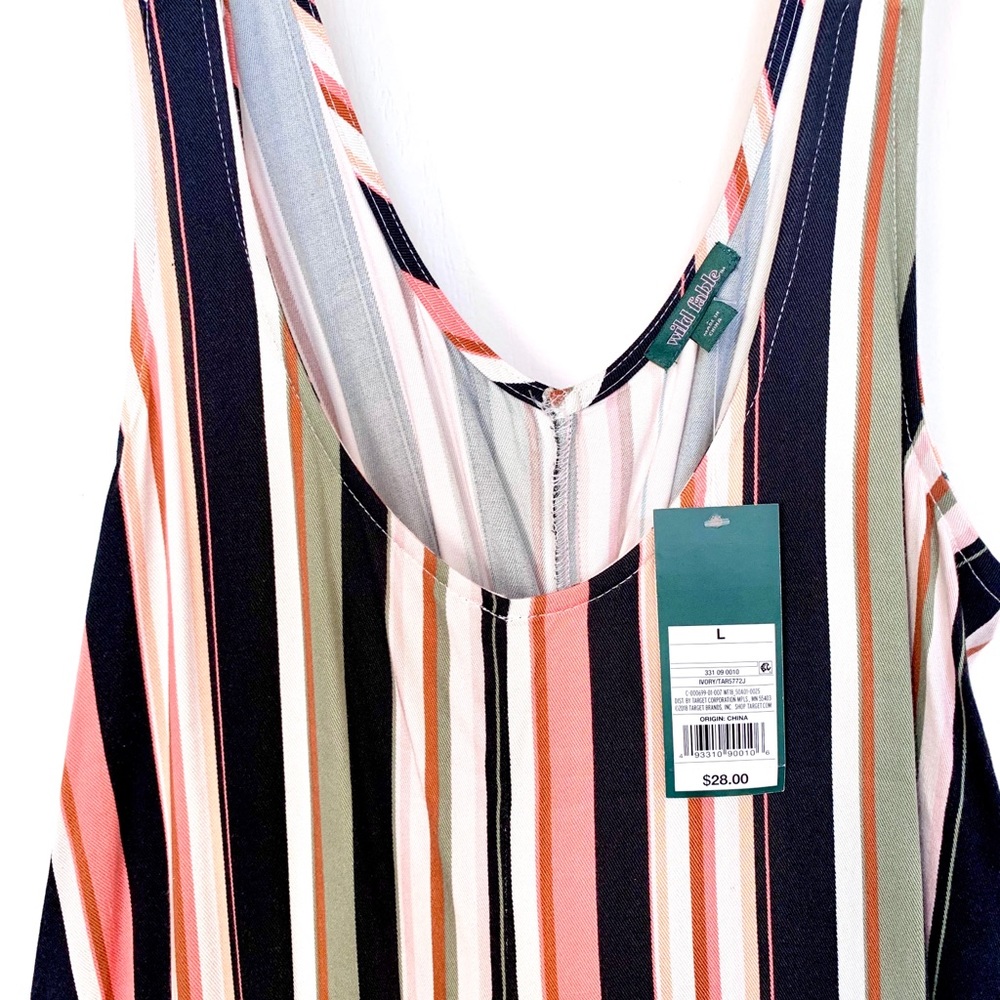 Striped pants jumper